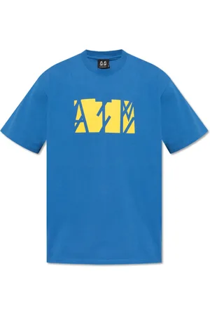 44 Label Group Heren, Tops, Blauw, Maat: XL Katoen
