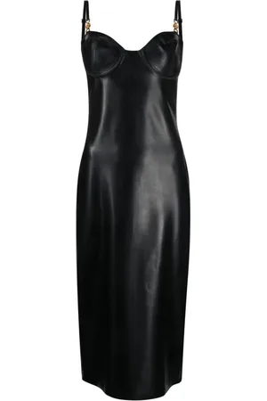 VERSACE Dames, Jurken, Zwart, Maat: 2XS