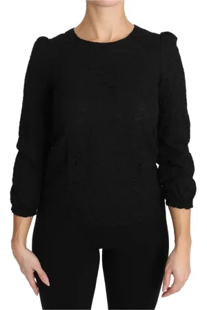 Dolce & Gabbana Dames, Truien, Zwart, Maat: 3XS Viscose