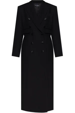 Dolce & Gabbana Dames, Mantels, Zwart, Maat: 2XS Wol