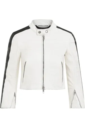 Balenciaga Dames, Jassen, Wit, Maat: S Leer