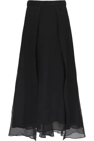 Brunello Cucinelli Dames, Rokken, Zwart, Maat: XS