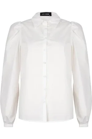 lofty manner Dames, Blouses & Shirts, Wit, Maat: XS Katoen