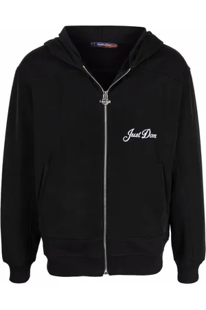 JUST DON Heren, Sweatshirts & Hoodies, Zwart, Maat: M Katoen