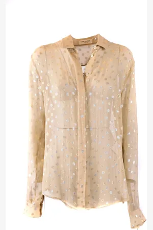 Saint Laurent Dames, Blouses & Shirts, , Maat: M Katoen