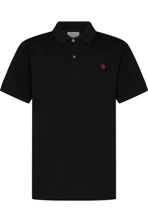 Alexander McQueen Heren, Tops, Zwart, Maat: S Katoen