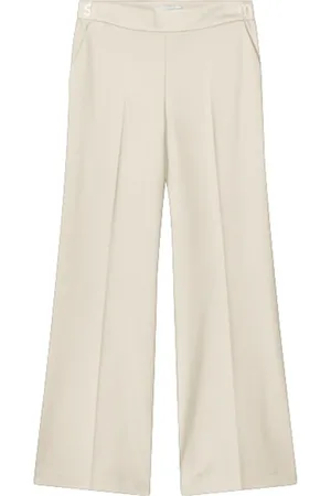 Summum Woman Dames, Broeken, Wit, Maat: XL Viscose