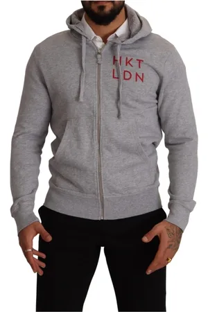 Hackett Heren, Sweatshirts & Hoodies, Grijs, Maat: S Katoen