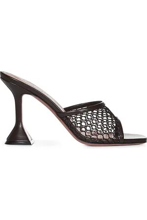 Amina Muaddi Dames, Schoenen, Bruin, Maat: 36 1/2 EU