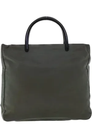 Prada Dames, Pre-owned, Groen, Maat: ONE Size Synthetisch