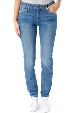 Lee Dames, Jeans, Blauw, Maat: 3XS L31 r