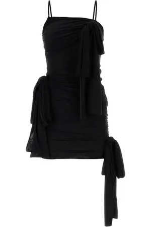 BLUMARINE Dames, Jurken, Zwart, Maat: 2XS Nylon