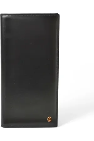 Cartier Heren, Pre-owned, Zwart, Maat: ONE Size Leer