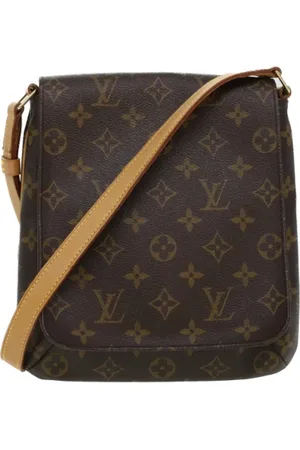 LOUIS VUITTON Dames, Pre-owned, Bruin, Maat: ONE Size Tweed