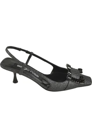 Sergio Rossi Dames, Schoenen, Zwart, Maat: 35 EU