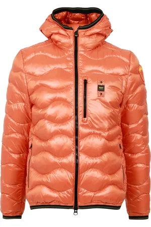 Blauer Heren, Jassen, Oranje, Maat: S Nylon