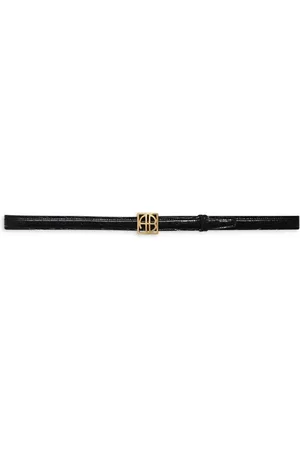 ANINE BING Dames, Accessoires, Zwart, Maat: M/L Leer