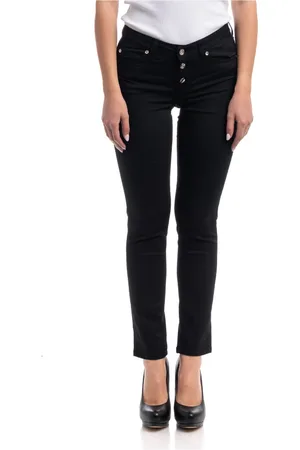Liu Jo Dames, Jeans, Zwart, Maat: W27 Katoen