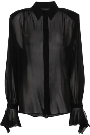 Andamane Dames, Blouses & Shirts, Zwart, Maat: XS Zijde