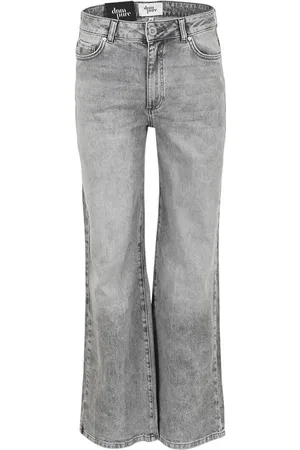 DNM Dames, Jeans, Grijs, Maat: W31 L34