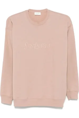 Saint Laurent Dames, Sweatshirts & Hoodies, Roze, Maat: S Katoen