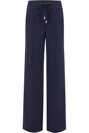 PANICALE Dames, Broeken, Blauw, Maat: 2XS Wol