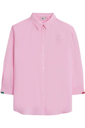 Kickers Dames, Blouses & Shirts, Roze, Maat: M Katoen