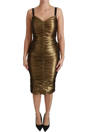 Dolce & Gabbana Dames, Jurken, Grijs, Maat: 3XS Zijde