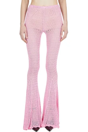 BLUMARINE Dames, Broeken, Roze, Maat: L Katoen