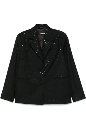 ROTATE Dames, Jassen, Zwart, Maat: XS Wol