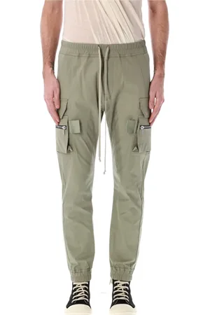 Rick Owens Heren, Broeken, Groen, Maat: L Katoen