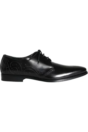 Dolce & Gabbana Heren, Schoenen, Zwart, Maat: 43 EU Leer