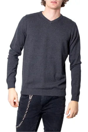 JACK & JONES Heren, Truien, Grijs, Maat: 2XL Katoen