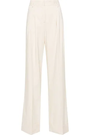 Andamane Dames, Broeken, Wit, Maat: 2XS Wol