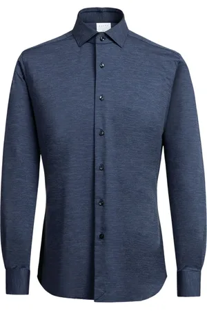 Xacus Heren, Overhemden, Blauw, Maat: 3XL