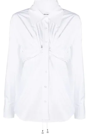 Alexander Wang Dames, Blouses & Shirts, Wit, Maat: XS Katoen