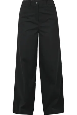 Alessia Santi Dames, Broeken, Zwart, Maat: XS Denim
