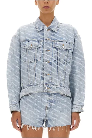 Alexander Wang Dames, Jassen, Blauw, Maat: S Denim