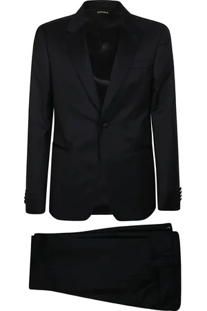 Ermenegildo Zegna Heren, Pakken, Blauw, Maat: XL Wol