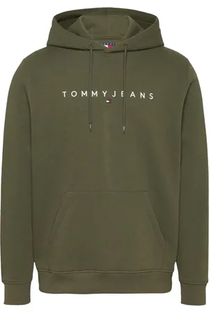 Tommy Hilfiger Heren, Sweatshirts & Hoodies, Groen, Maat: L Katoen