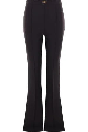 Elisabetta Franchi Dames, Broeken, Zwart, Maat: XS