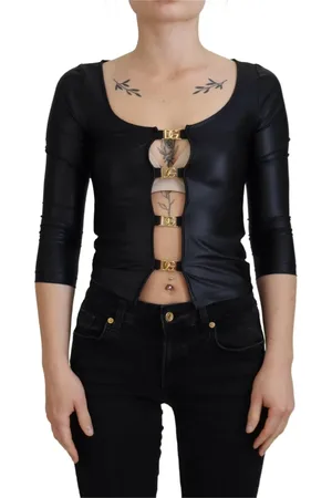 Dolce & Gabbana Dames, Truien, Zwart, Maat: XS Katoen