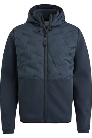Cast Iron Heren, Jassen, Blauw, Maat: L Nylon