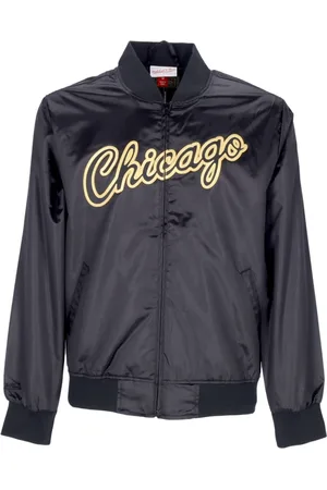 Mitchell & Ness Heren, Jassen, Zwart, Maat: XL Satijn