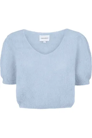American Dreams Dames, Truien, Blauw, Maat: M Wol