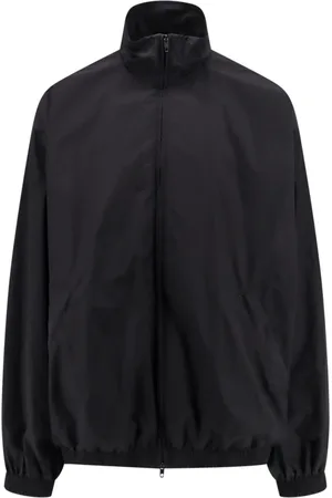Balenciaga Heren, Jassen, Zwart, Maat: S Katoen