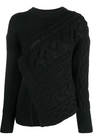 Alexander McQueen Dames, Truien, Zwart, Maat: S Wol