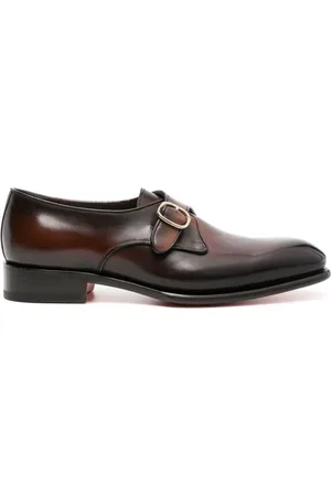 santoni Heren, Schoenen, Bruin, Maat: 41 1/2 EU Suède