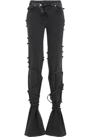 Alexander McQueen Dames, Jeans, Zwart, Maat: W26 Katoen