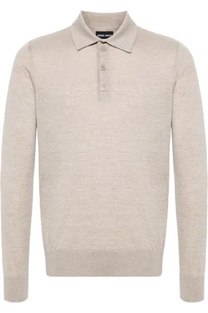 Giorgio Armani Heren, Tops, , Maat: M Wol